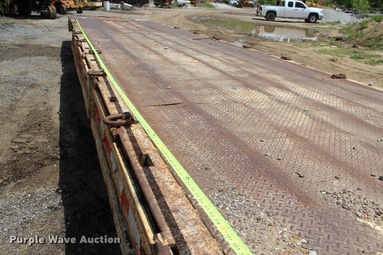 image for item L3064 1977 Muv-All drop deck equipment trailer