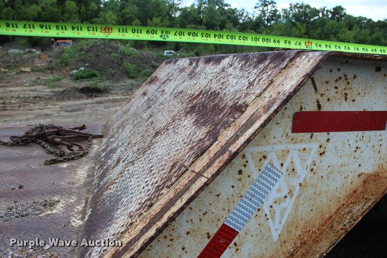 image for item L3064 1977 Muv-All drop deck equipment trailer