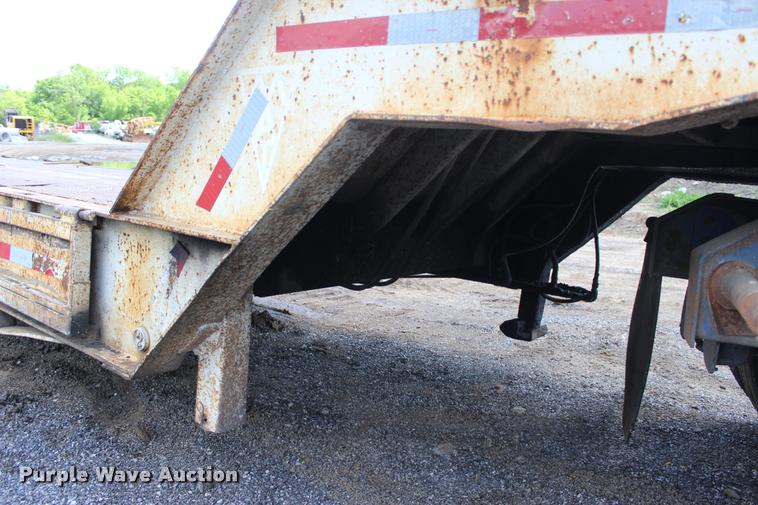 image for item L3064 1977 Muv-All drop deck equipment trailer