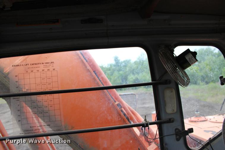 image for item L3075 2000 Hitachi EX200LC-5 excavator