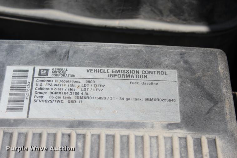 image for item L3078 2009 GMC Sierra 1500 pickup truck