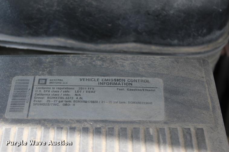 image for item L3081 2011 GMC Sierra 1500 pickup truck