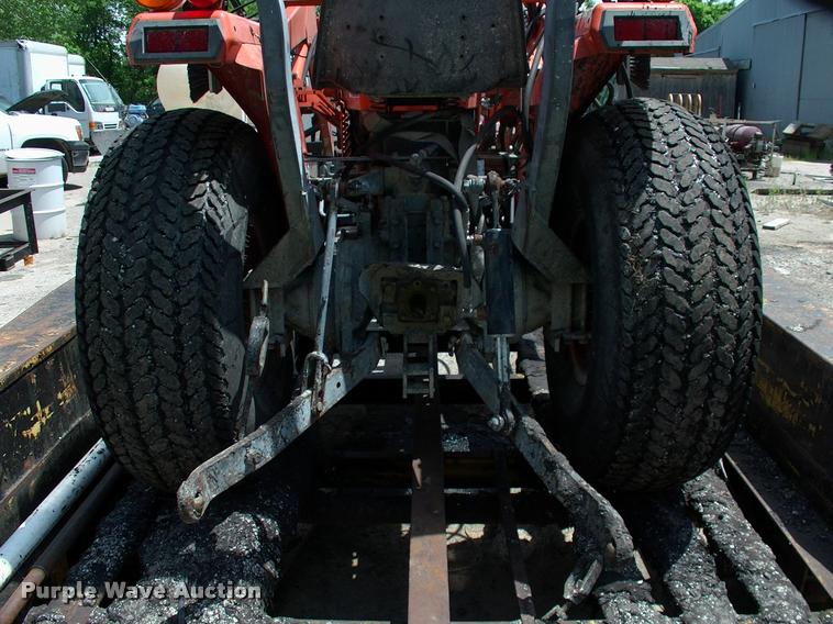 image for item L3128 Kubota L2350 MFWD tractor with petromat attachment