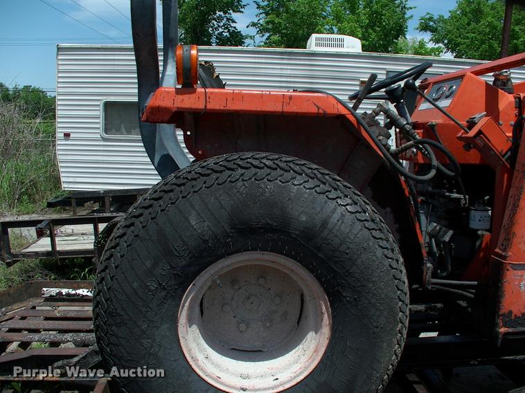 image for item L3128 Kubota L2350 MFWD tractor with petromat attachment
