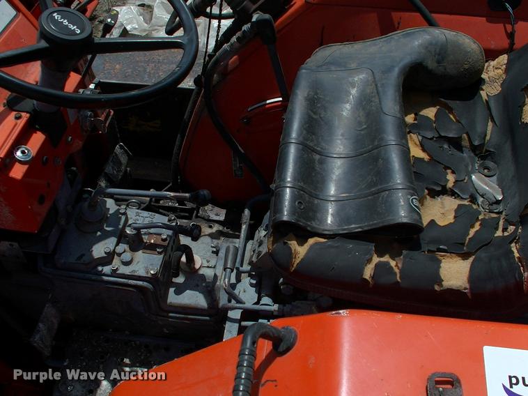 image for item L3128 Kubota L2350 MFWD tractor with petromat attachment