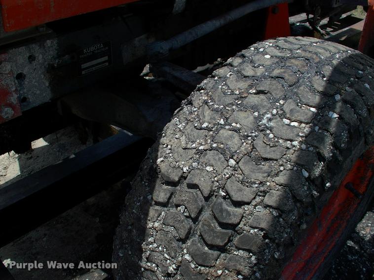 image for item L3128 Kubota L2350 MFWD tractor with petromat attachment