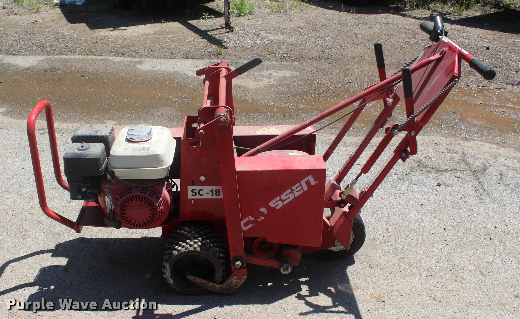 Classen Sod Cutter Sc18 Parts Classen SC18/8.0 Parts List and