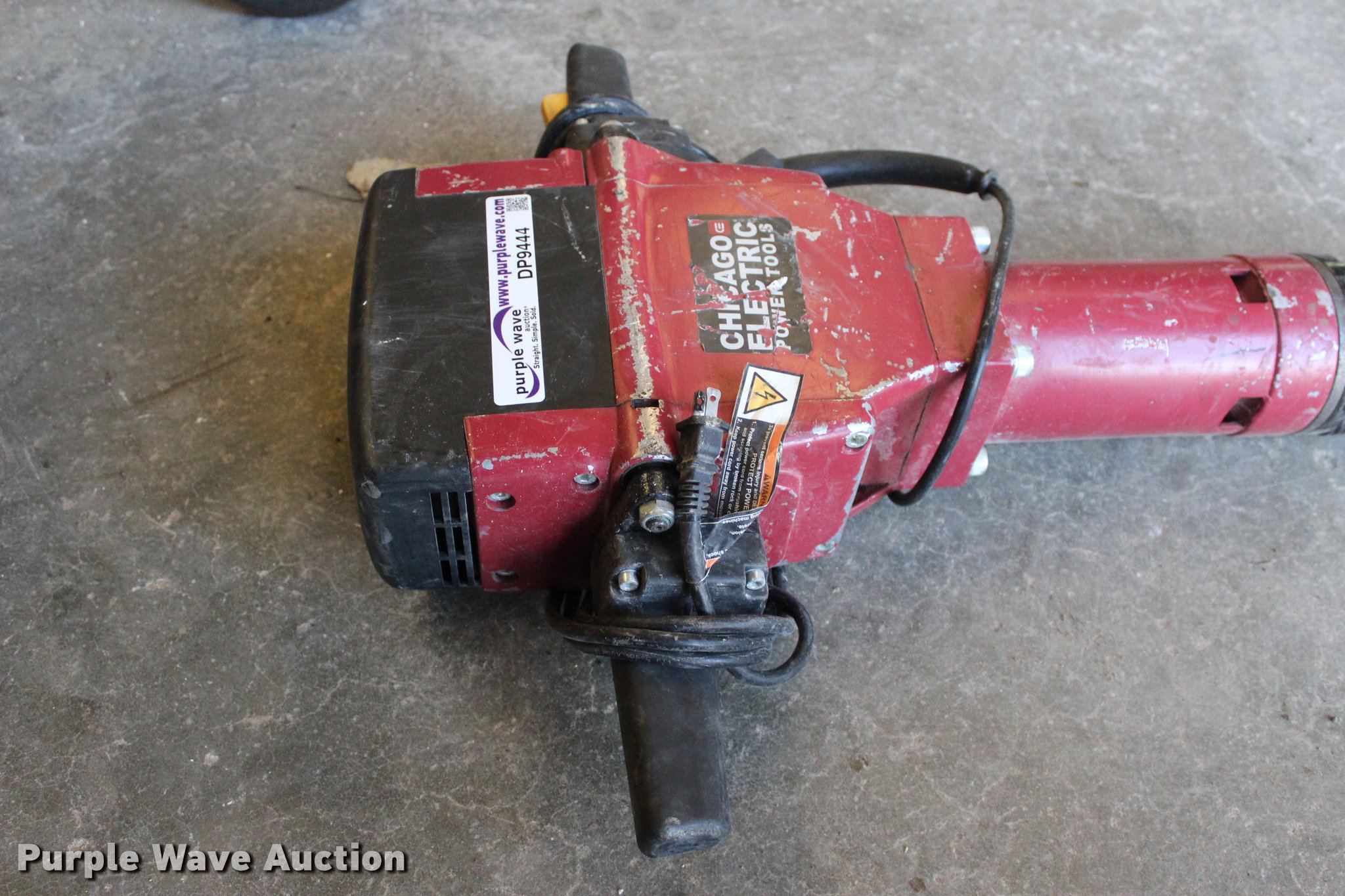 Chicago Electric jack hammer in Tulsa, OK Item DP9444 sold Purple Wave