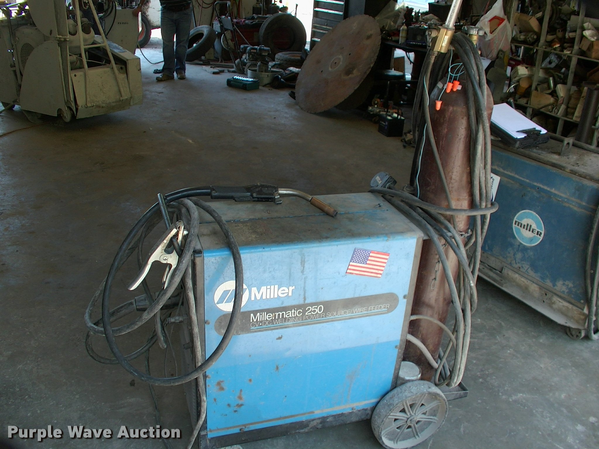 Miller Millermatic 250 CV/DC wire feed welder in Tulsa, OK Item L3114