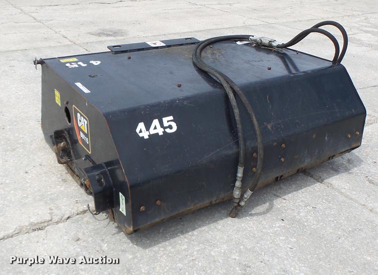 2014 Caterpillar BU115 skid steer sweeper