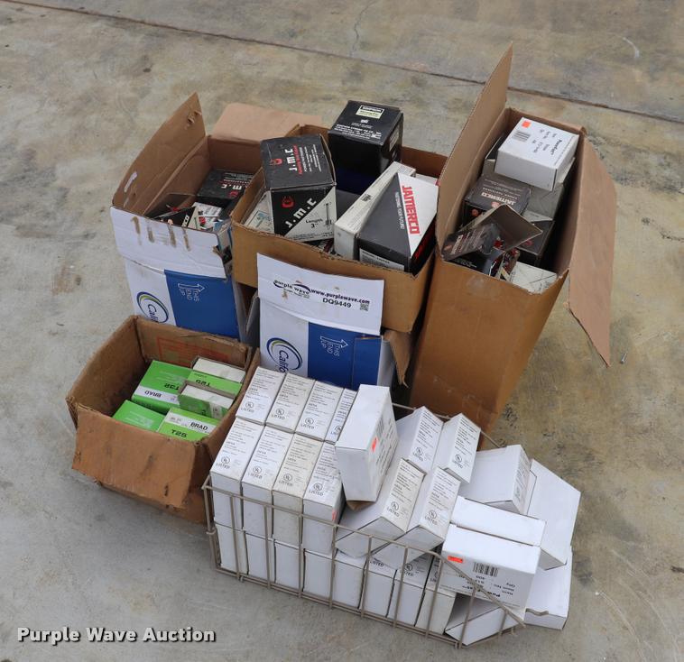 Approximately 100 boxes of fastners