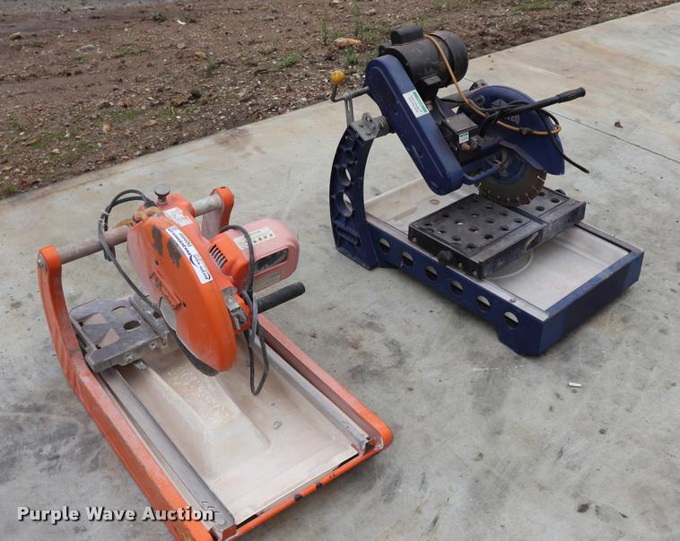 (2) tile saws