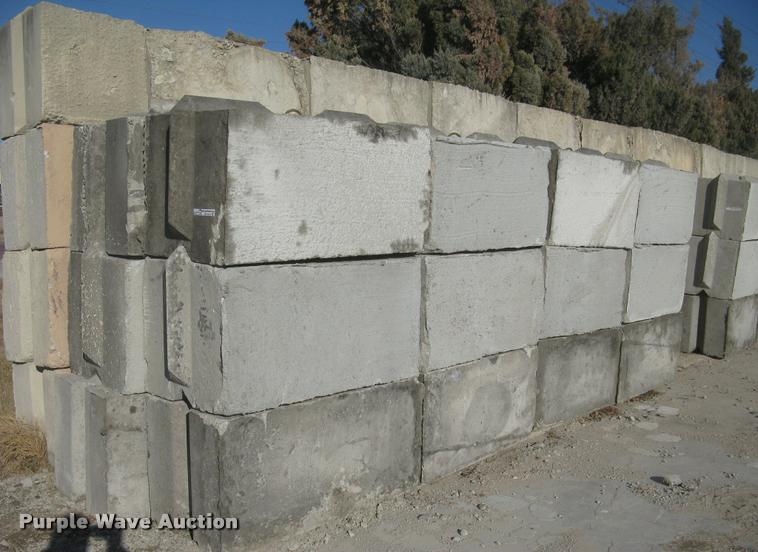 (24) concrete edge bunker block