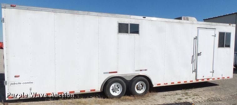 image for item DE7930 2008 Haulmark JS085X28WT3 enclosed cargo trailer