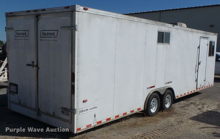 image for item DE7930 2008 Haulmark JS085X28WT3 enclosed cargo trailer