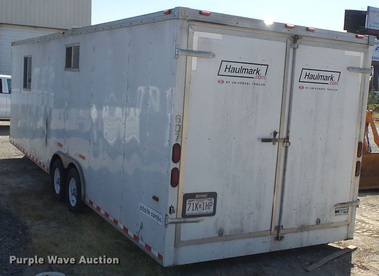 image for item DE7930 2008 Haulmark JS085X28WT3 enclosed cargo trailer