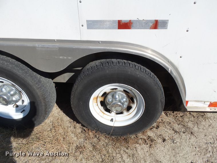 image for item DE7930 2008 Haulmark JS085X28WT3 enclosed cargo trailer