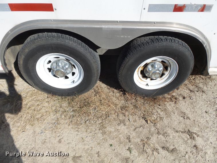 image for item DE7930 2008 Haulmark JS085X28WT3 enclosed cargo trailer