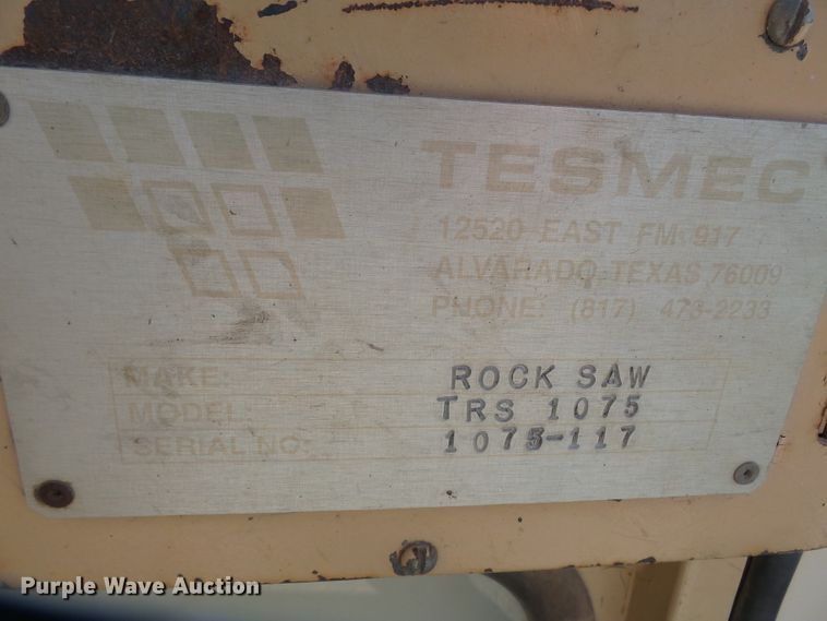 image for item DE7992 1999 Tesmec TRS1075 rock saw