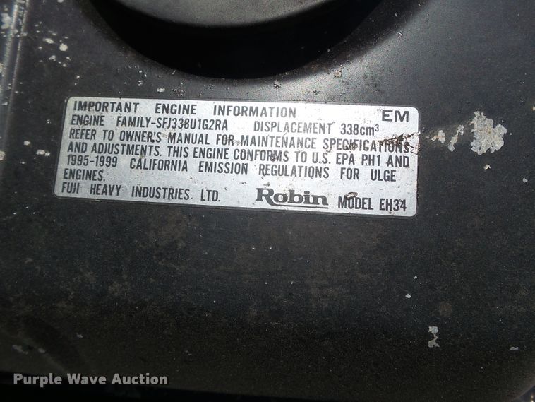 image for item DE8005 1999 Eager Beaver 50GSL/3 lowboy equipment trailer