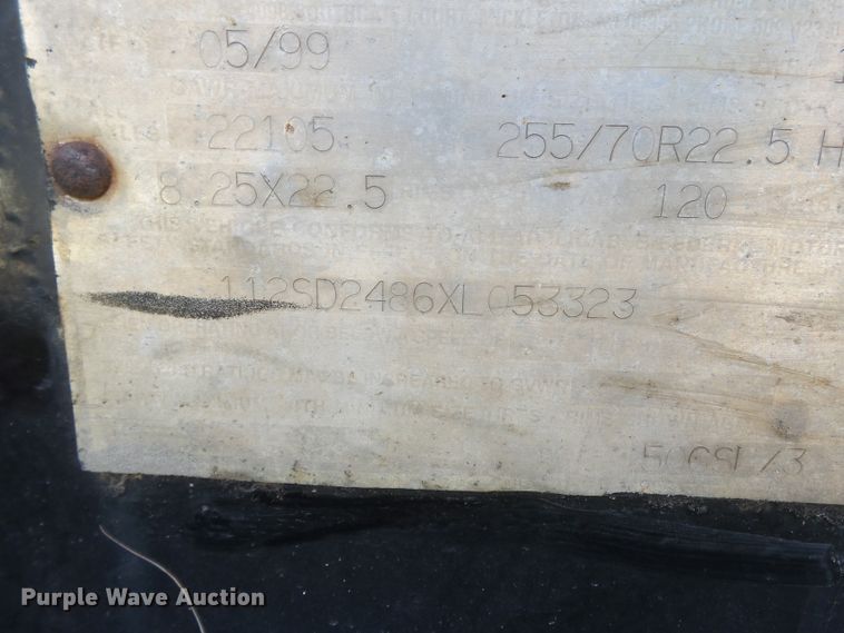 image for item DE8005 1999 Eager Beaver 50GSL/3 lowboy equipment trailer