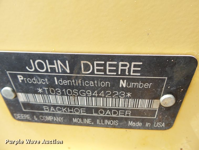 image for item DE8010 2005 John Deere 310SG backhoe