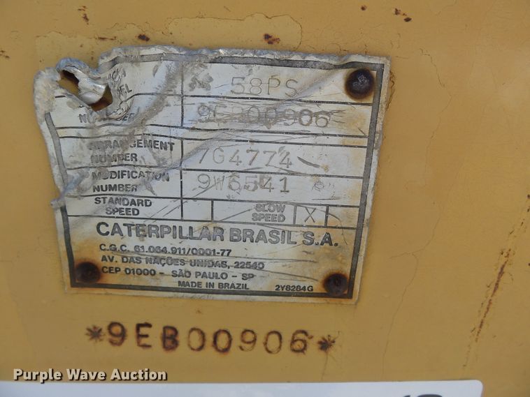 image for item DE8016 Caterpillar 58PS winch