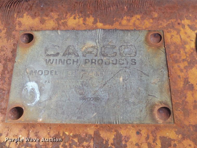 image for item DE8019 Carco 60PSD0010 winch