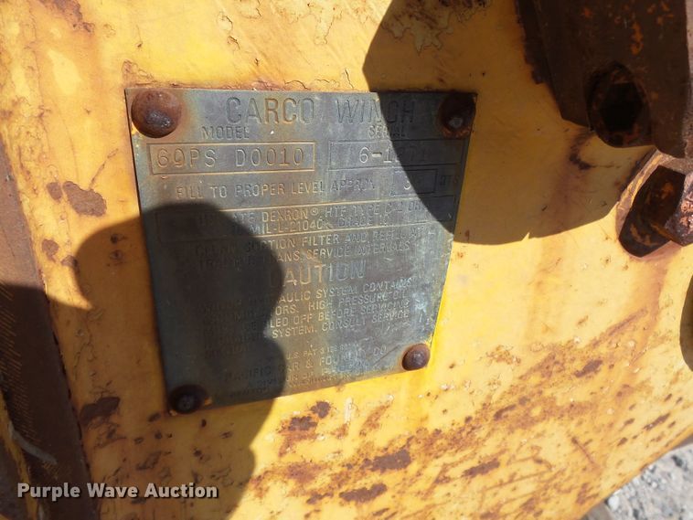 image for item DE8019 Carco 60PSD0010 winch