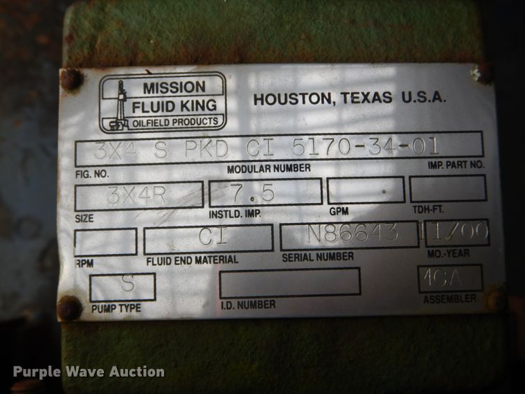 image for item DH6225 Tulsa Rig Iron MCS325 vacuum reclaimer