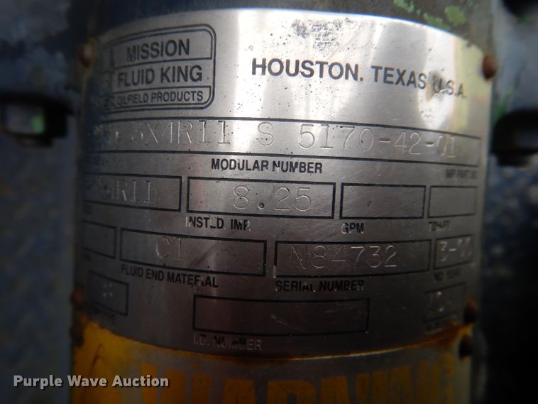 image for item DH6225 Tulsa Rig Iron MCS325 vacuum reclaimer