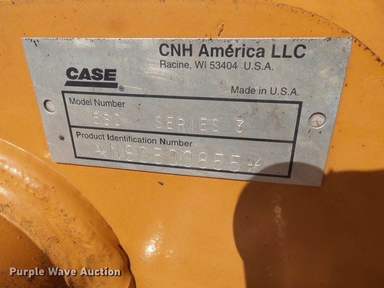image for item DH7752 2008 Case 580M Series 3 backhoe