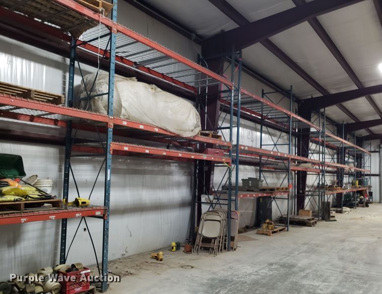 Pallet racking in Kansas City, MO Item IC9918 sold Purple Wave