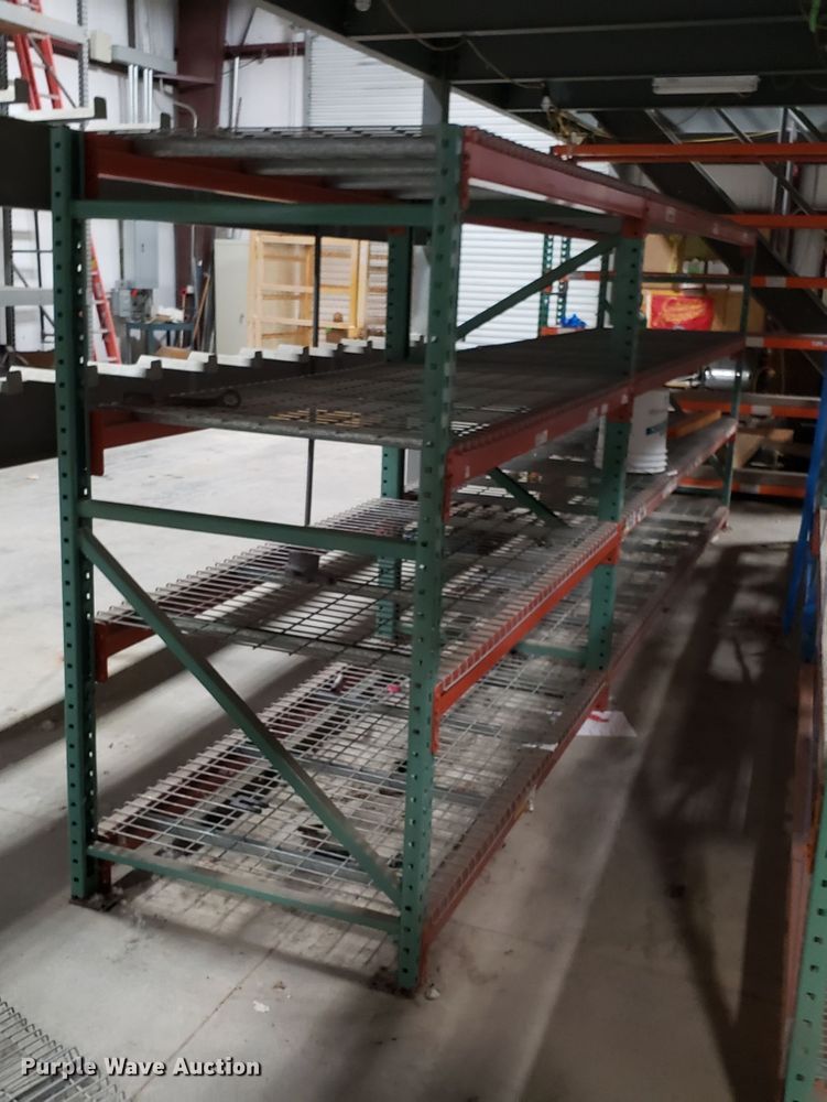 Pallet racking in Kansas City, MO Item IC9920 sold Purple Wave
