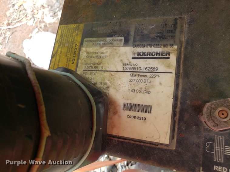 image for item IC9931 Karcher steam cleaner