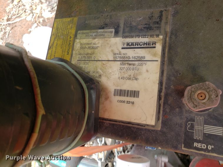 image for item IC9931 Karcher steam cleaner