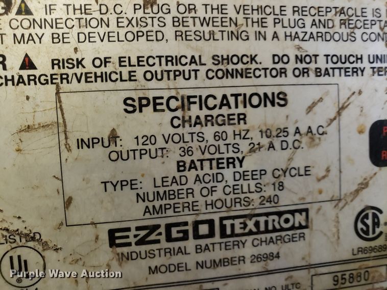 image for item IC9936 Taylor Dunn  utility cart