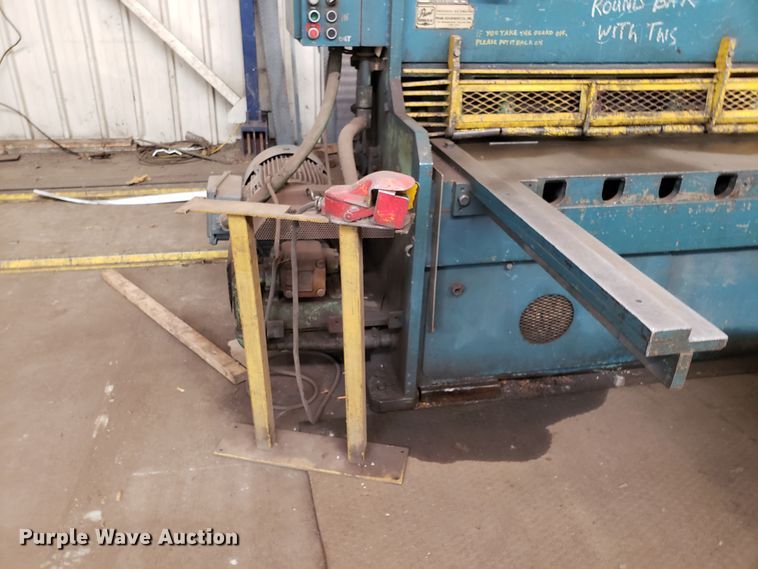 image for item IU9366 Hercules hydraulic sheet metal shear