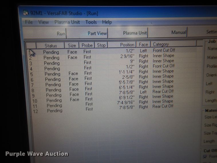 image for item IU9421 Python XS plasma steel processing line