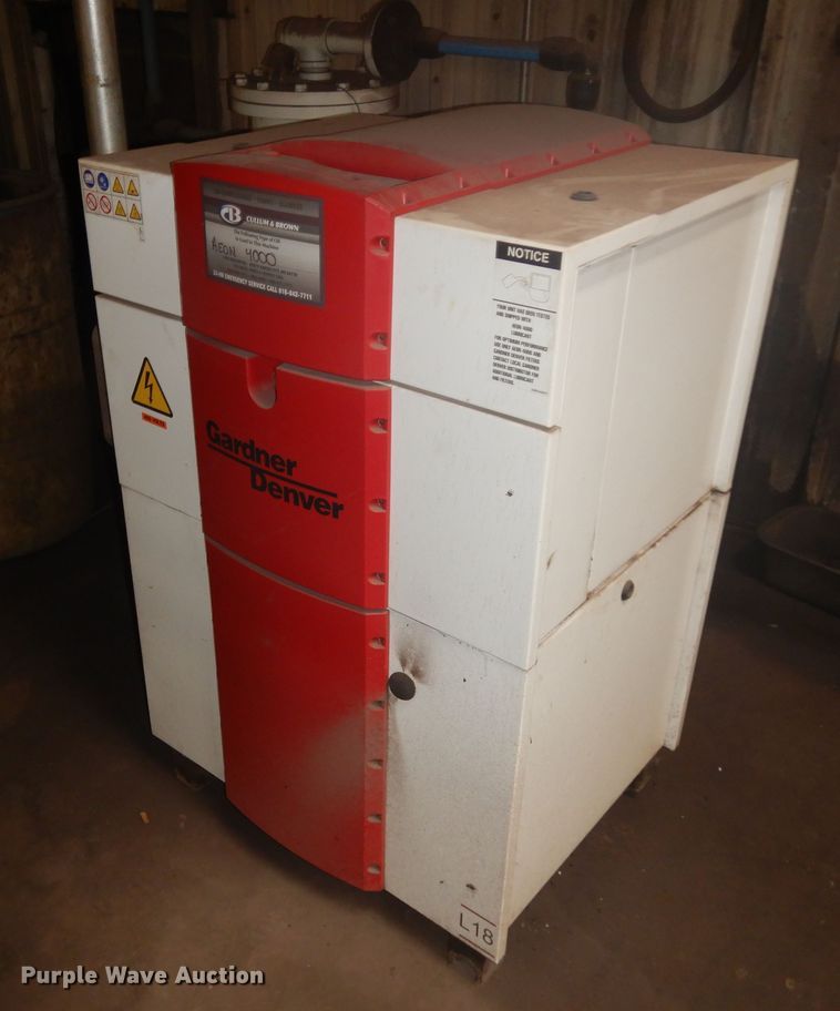 image for item KU9217 2016 Gardner Denver L15-22A air compressor system