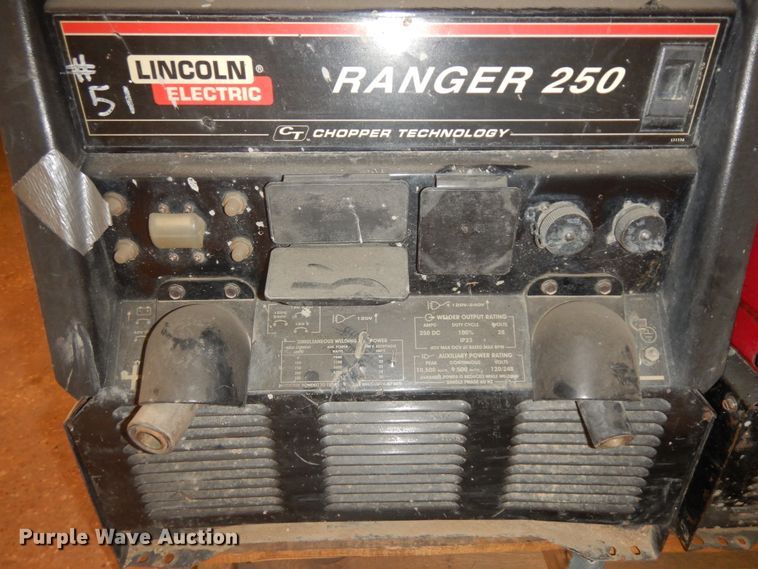 image for item KU9221 Lincoln Ranger 250  welder/generator
