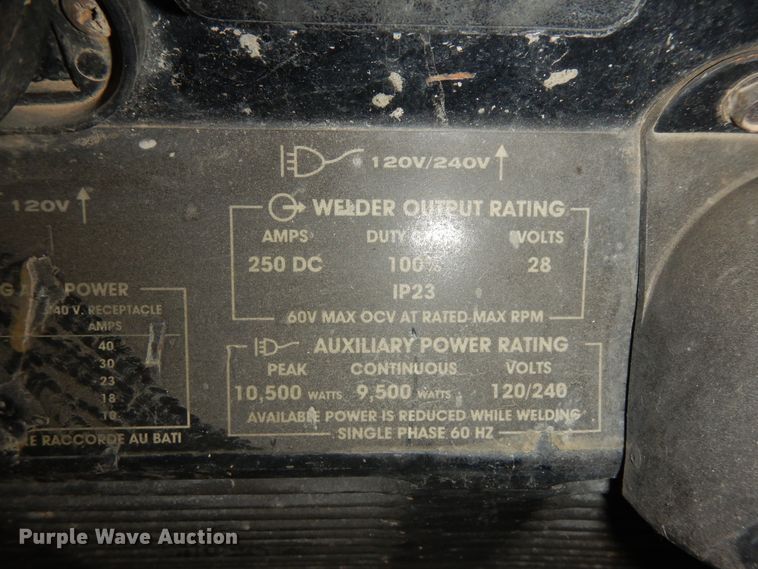 image for item KU9221 Lincoln Ranger 250  welder/generator