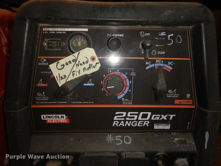 image for item KU9228 Lincoln Ranger 250GXT  welder/generator