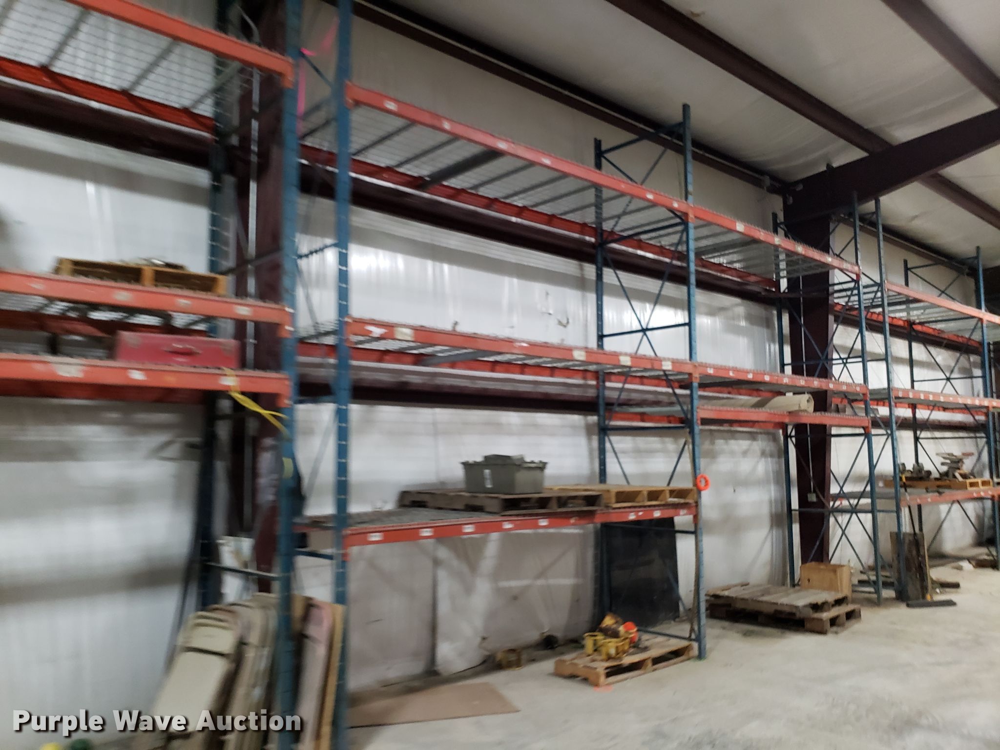 Pallet racking in Kansas City, MO Item IC9918 sold Purple Wave