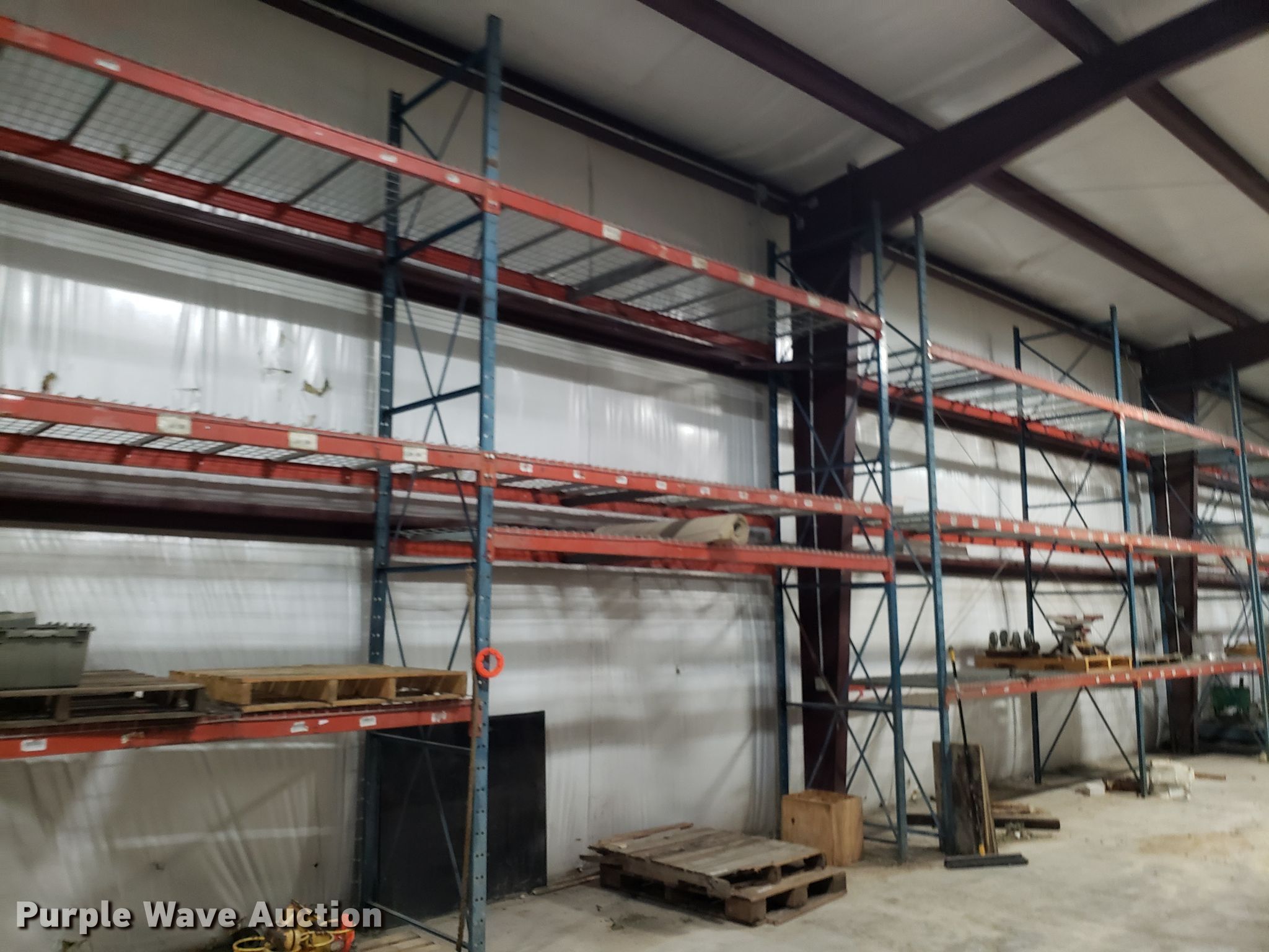 Pallet racking in Kansas City, MO Item IC9918 sold Purple Wave