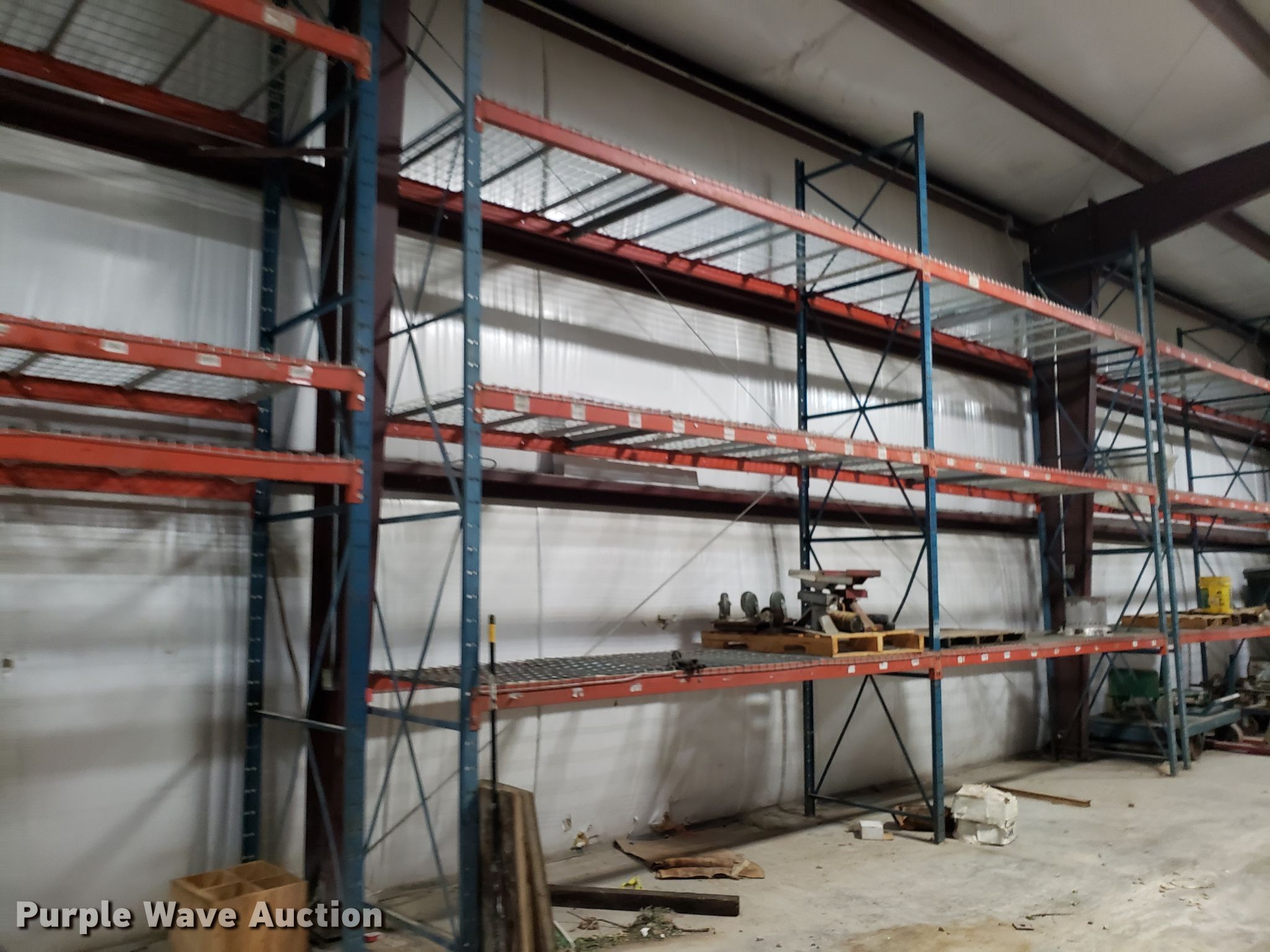 Pallet racking in Kansas City, MO Item IC9918 sold Purple Wave