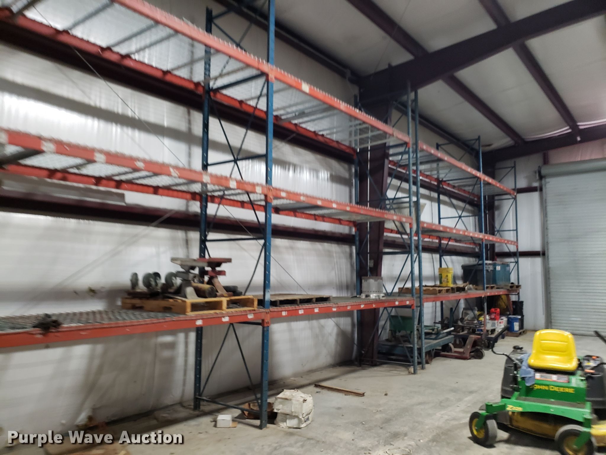 Pallet racking in Kansas City, MO Item IC9918 sold Purple Wave