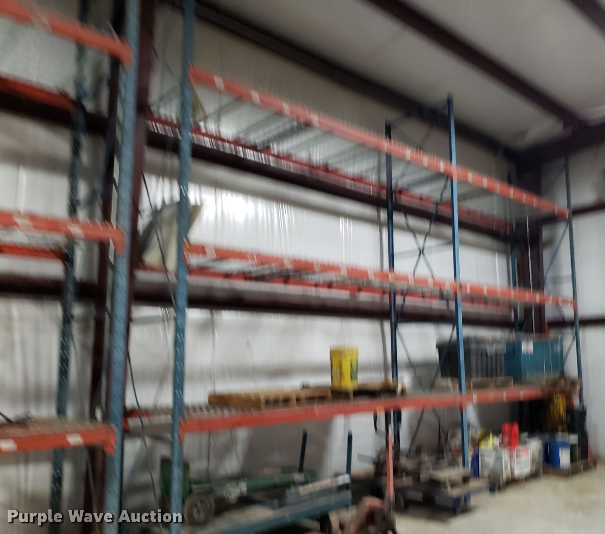 Pallet racking in Kansas City, MO Item IC9918 sold Purple Wave