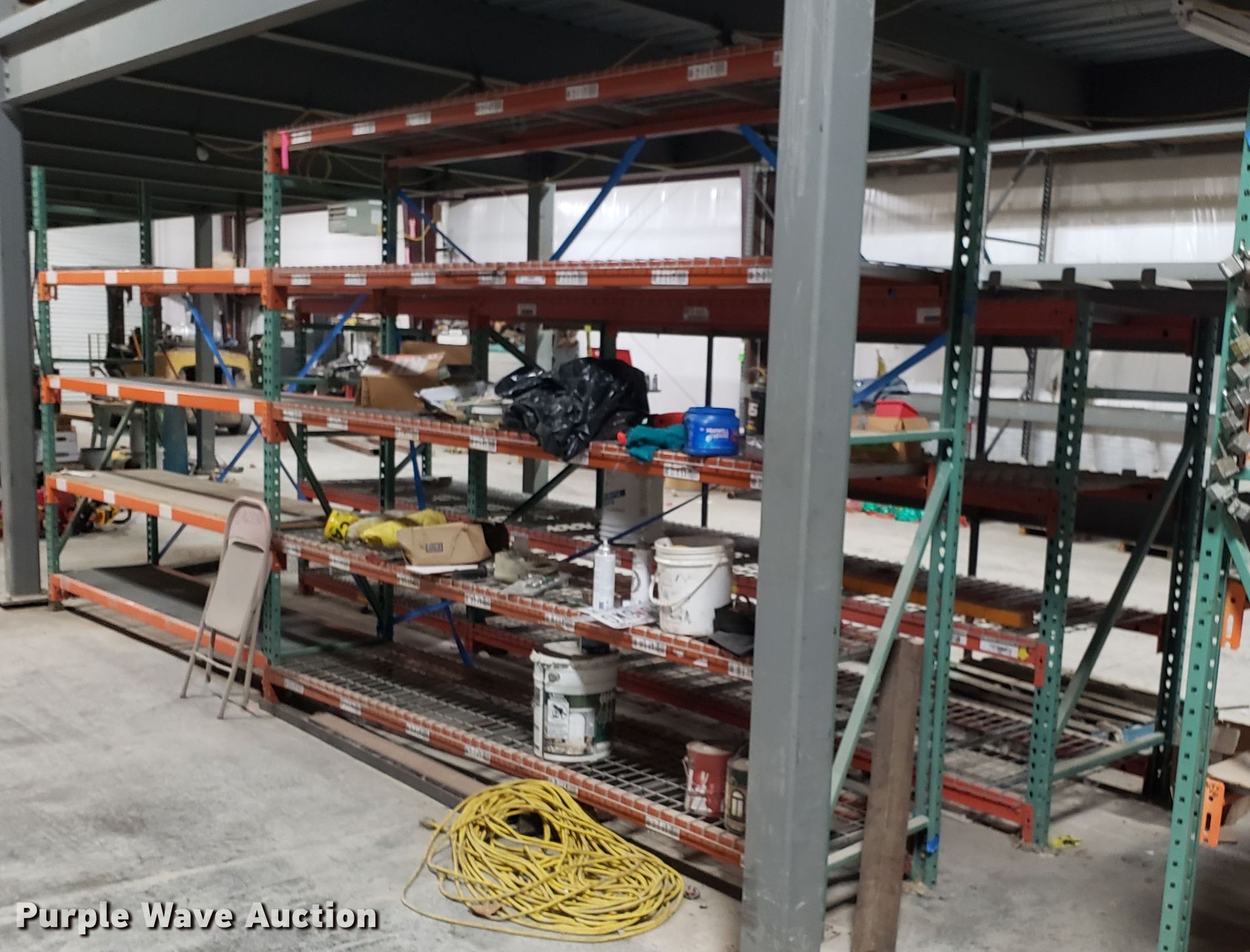 Pallet racking in Kansas City, MO Item IC9920 sold Purple Wave