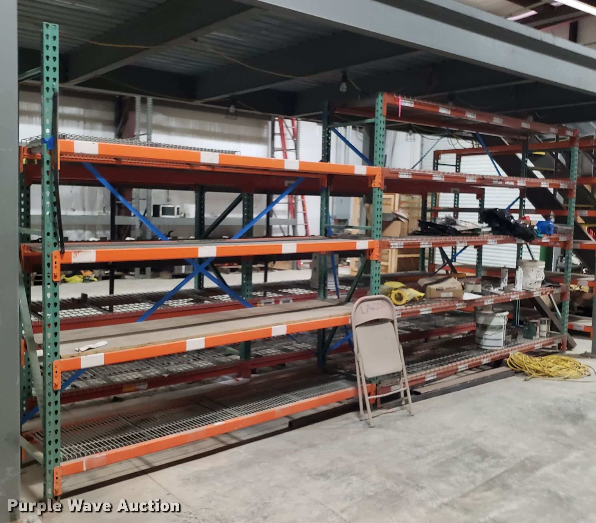 Pallet racking in Kansas City, MO Item IC9920 sold Purple Wave